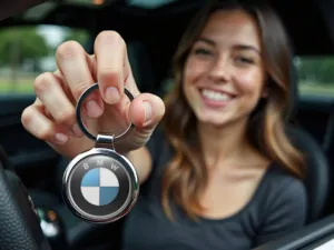 BMW Portachiavi Metallo Design Lega Robusta